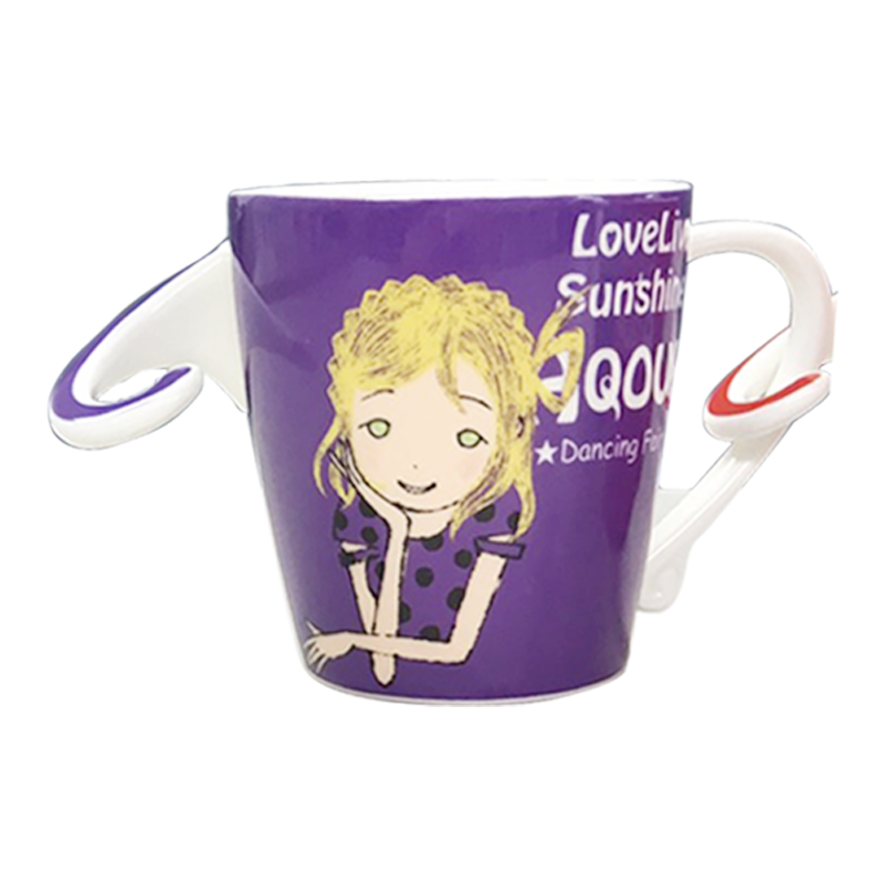 シンジカトウ×ラブライブ！サンシャイン!! 手つなぎマグカップ 鞠莉