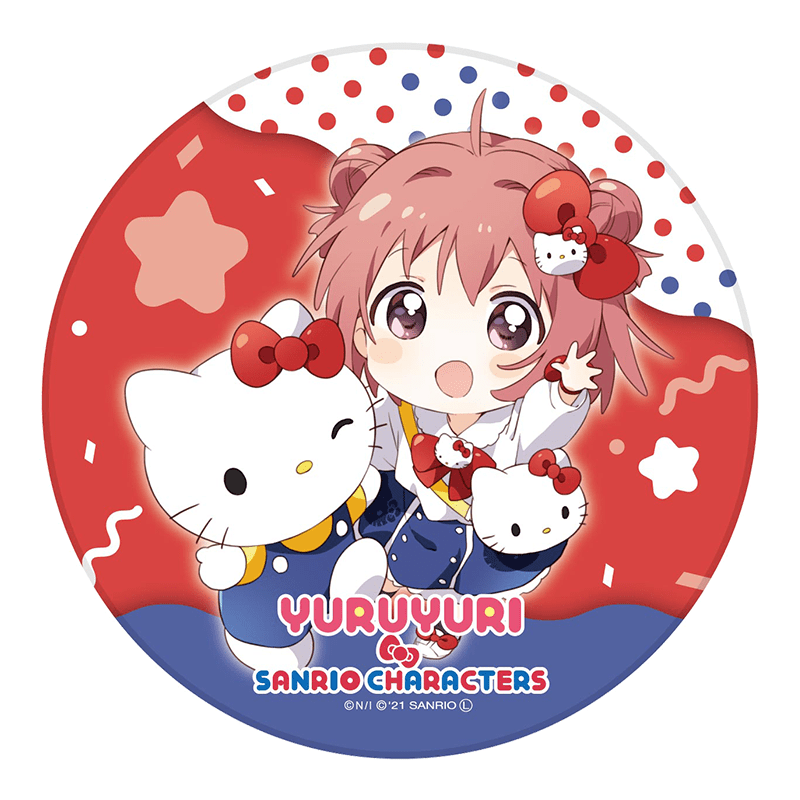 ゆるゆり×サンリオキャラクターズ 白雲石吸水コースター あかり ミニキャラver.