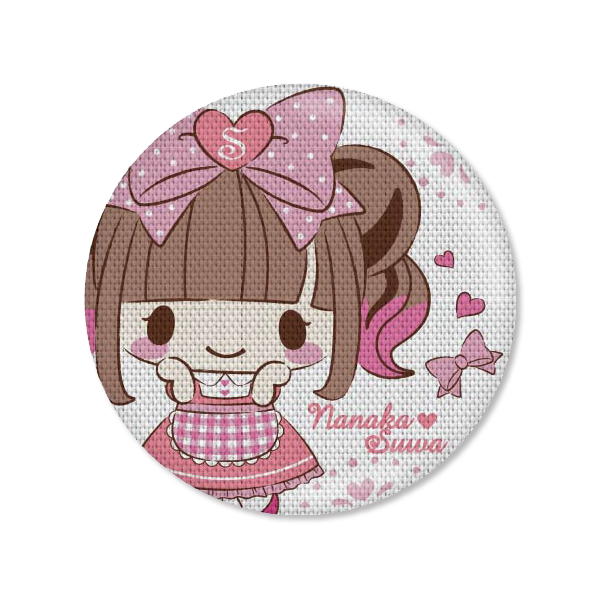 Nanaka Suwa♡My Melody 刺繍缶バッジ 