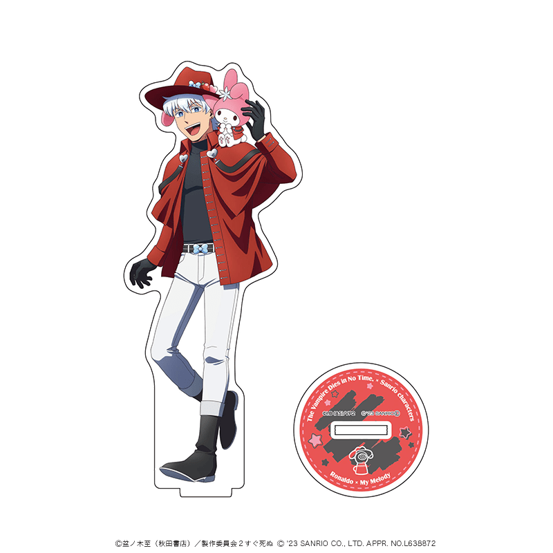 吸血鬼すぐ死ぬ×サンリオキャラクターズ アクリルスタンド ロナルド×マイメロディ