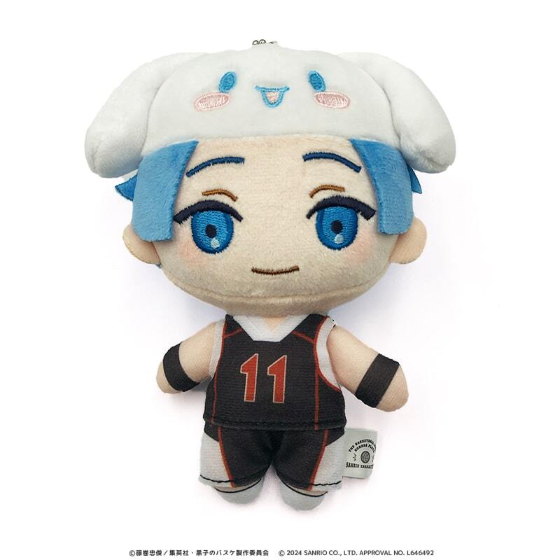 黒子のバスケ×サンリオキャラクターズ ボールチェーンマスコット 黒子テツヤ×シナモロール