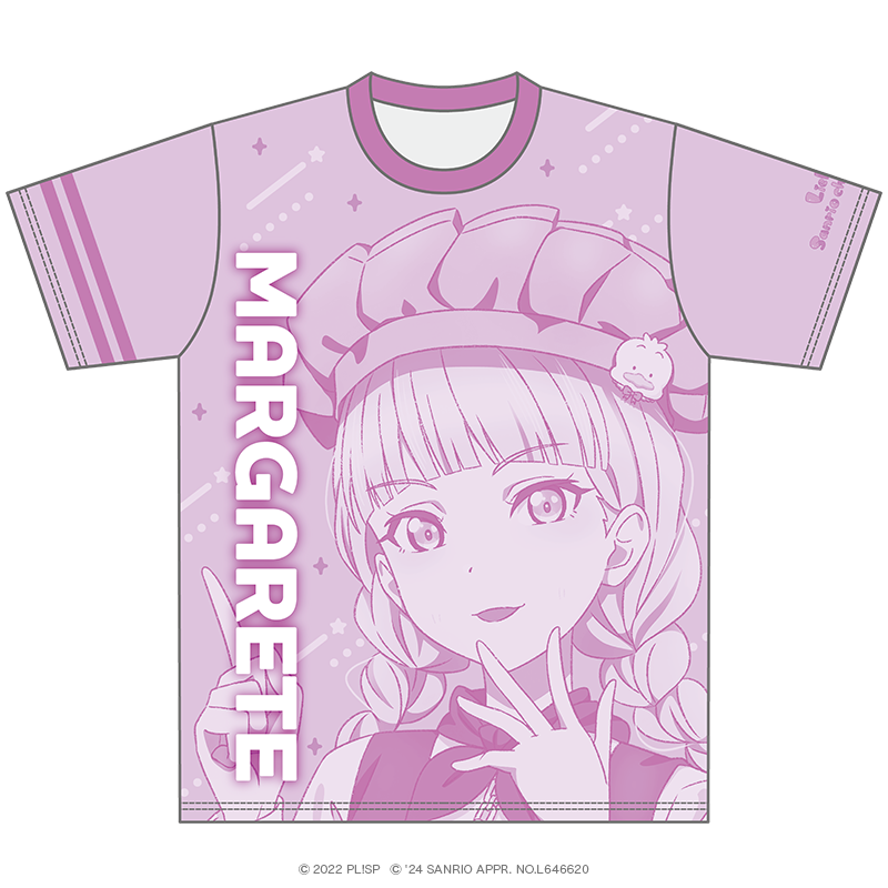 ラブライブ！スーパースター!! カラーTシャツ ウィーン・マルガレーテ×あひるのペックル 放課後ver. 
