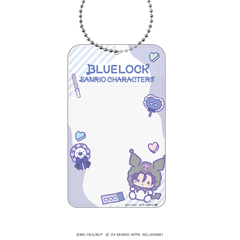 ブルーロック×サンリオキャラクターズ コレクトカードホルダー ミニぬいver. 御影 玲王＆クロミ