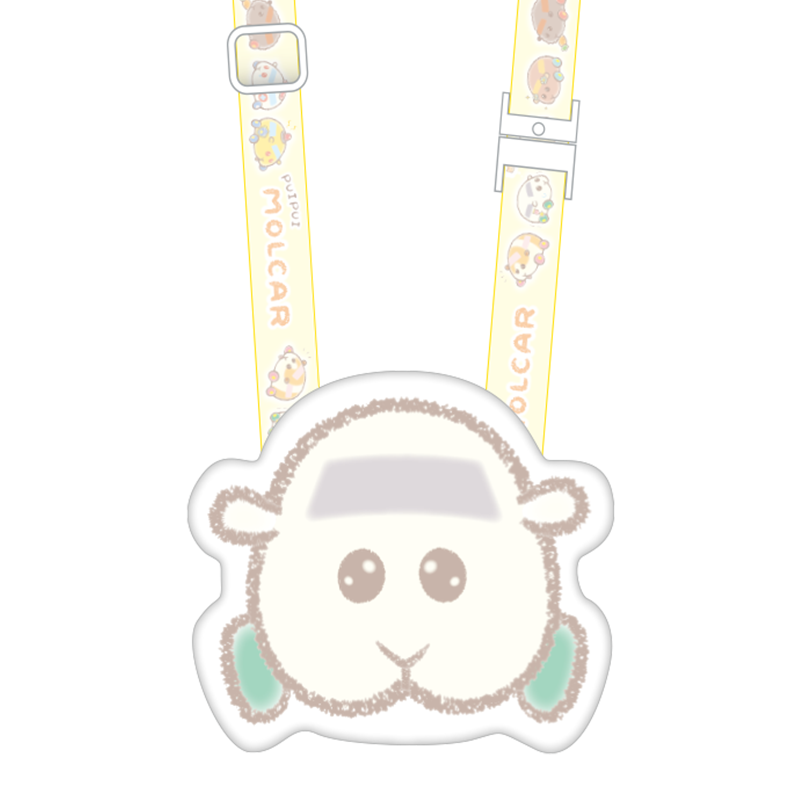 PUI PUI モルカー -DesignProduced by Sanrio- ふかふかパスポーチ シロモ