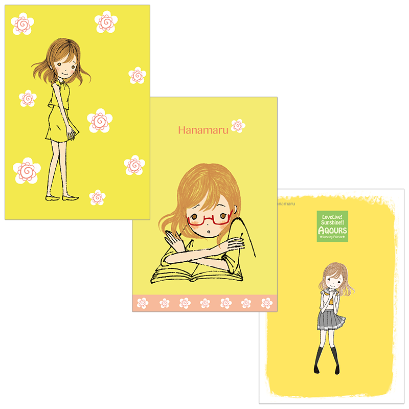 シンジカトウ×ラブライブ！サンシャイン!! ポストカード 花丸 3枚セット