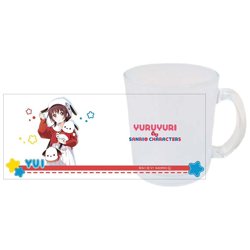 ゆるゆり×サンリオキャラクターズ すりガラスマグカップ 結衣