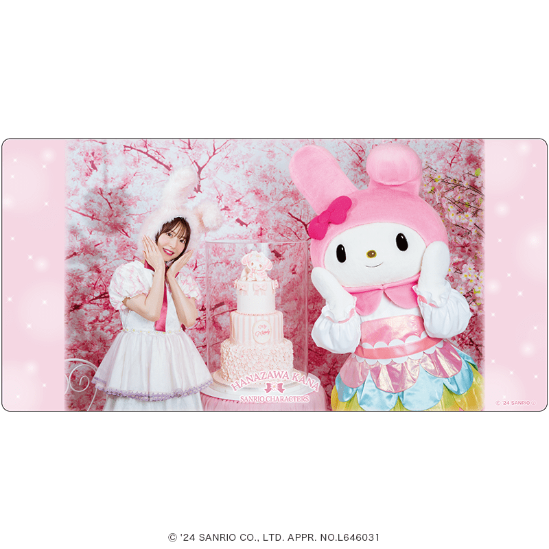 花澤香菜×サンリオキャラクターズ ラバーマット