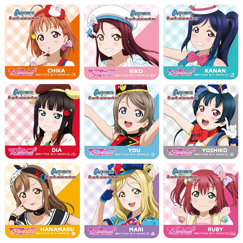 ラブライブ！サンシャイン!!×サンリオキャラクターズ アクリルマグネット（全９種）