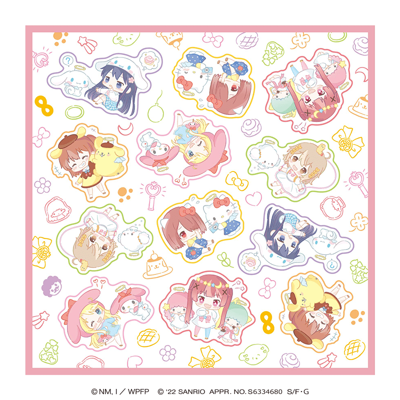 私に天使が舞い降りた！×サンリオキャラクターズ ハンドタオル