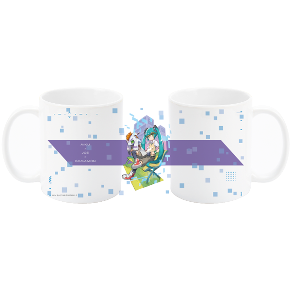 初音ミク×デジモンアドベンチャー マグカップ Art by さいとうなおき ゴマモン