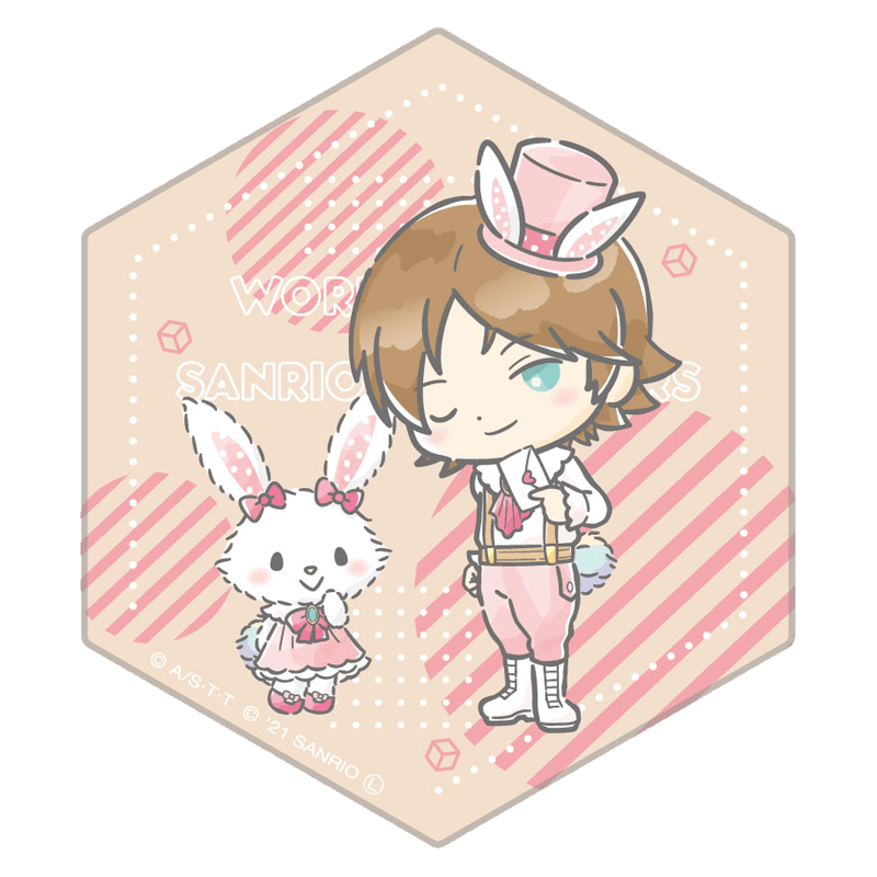 ワールドトリガー×サンリオキャラクターズ vol.2 六角陶器コースター 王子 一彰