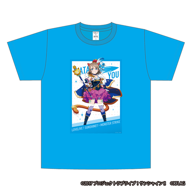 ラブライブ！サンシャイン!! Tシャツ モンストなりきりver. 渡辺 曜