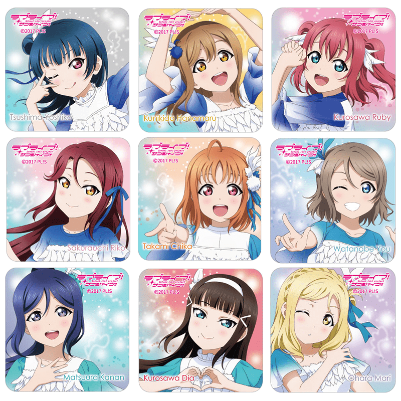 ラブライブ！サンシャイン!! アクリルマグネット DREAMY COLOR ver.（全9種）