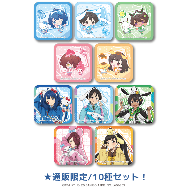 負けヒロインが多すぎる！×サンリオキャラクターズ アクリルマグネット  等身＆ミニキャラver.（全10種セット）