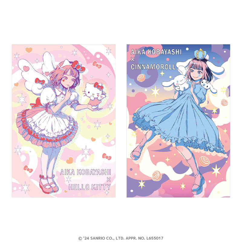 小林愛香×サンリオキャラクターズ ポストカード2種セット vol.2
