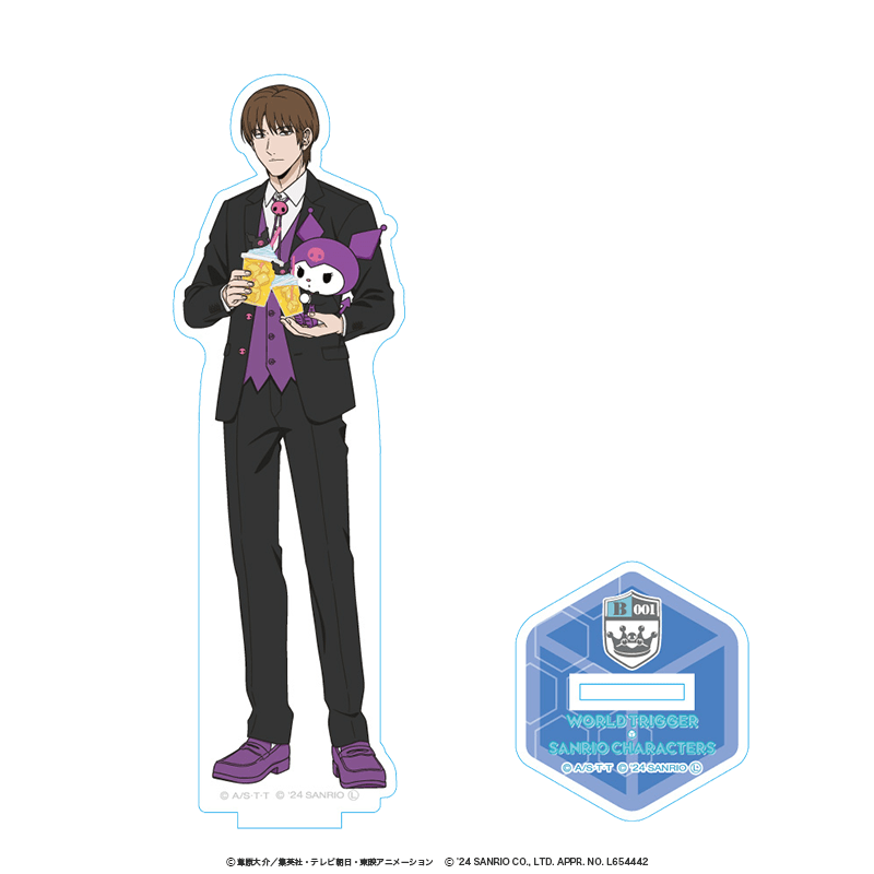 ワールドトリガー×サンリオキャラクターズ アクリルスタンド 二宮匡貴×クロミ
