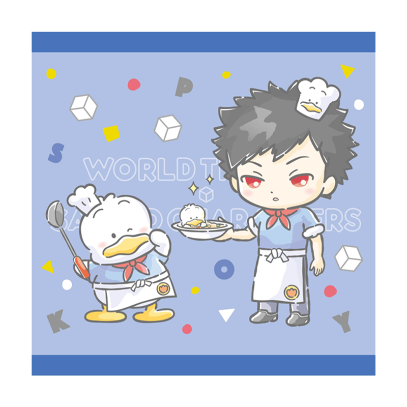 ワールドトリガー×サンリオキャラクターズ vol.1 ハンドタオル 風間 蒼也