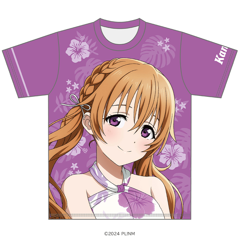 ラブライブ！虹ヶ咲学園スクールアイドル同好会 Tシャツ 近江 彼方 かりゆしver.