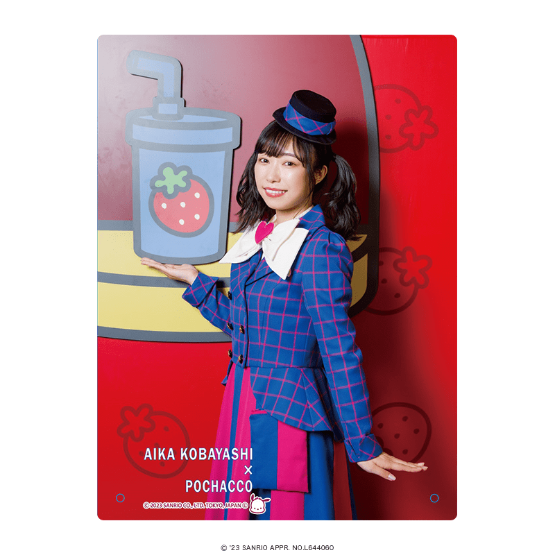小林愛香×サンリオキャラクターズ　アクリルビジュアルボード 小林愛香×ポチャッコ