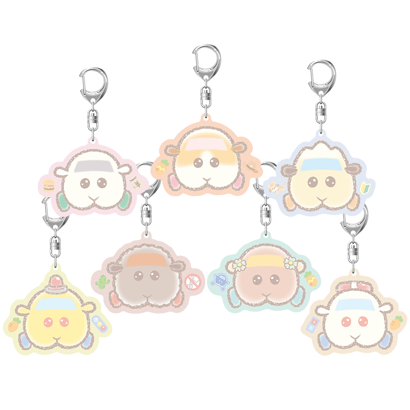 PUI PUI モルカー -DesignProduced by Sanrio- カラーアクリルキーホルダー（全7種）