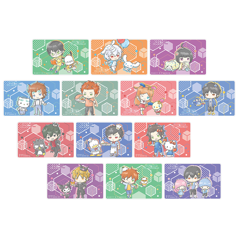 ワールドトリガー×サンリオキャラクターズ vol.1 剥がせるステッカー（全13種）