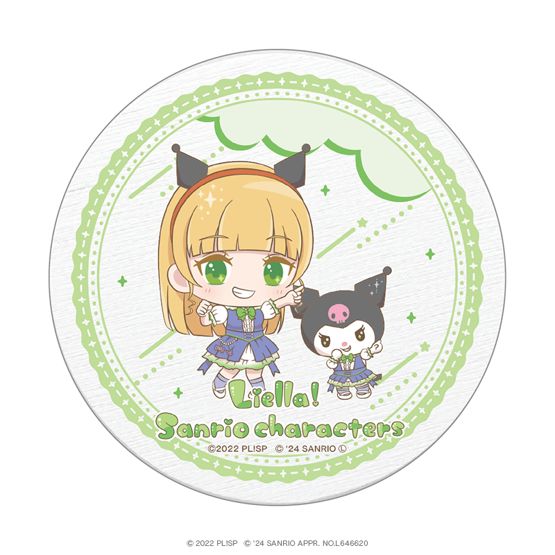 ラブライブ！スーパースター!!×サンリオキャラクターズ vol.3 白雲石コースター ミニキャラver. 平安名すみれ×クロミ