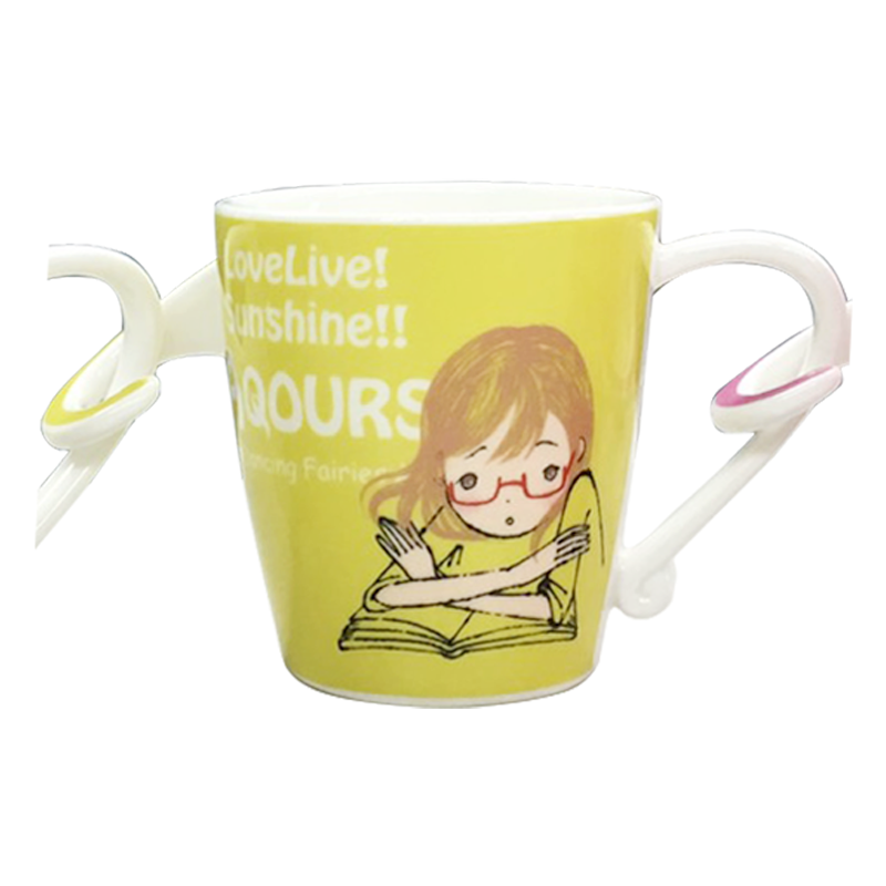 シンジカトウ×ラブライブ！サンシャイン!! 手つなぎマグカップ 花丸