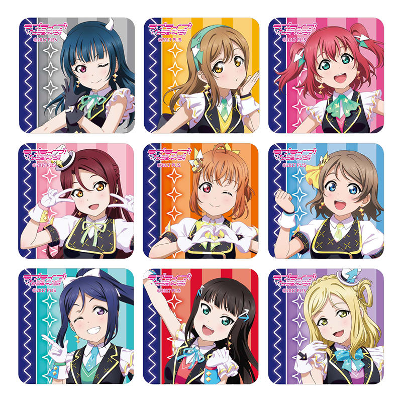 ラブライブ！サンシャイン!! アクリルマグネット（全９種） KU-RU-KU-RU Cruller! ver. _pre