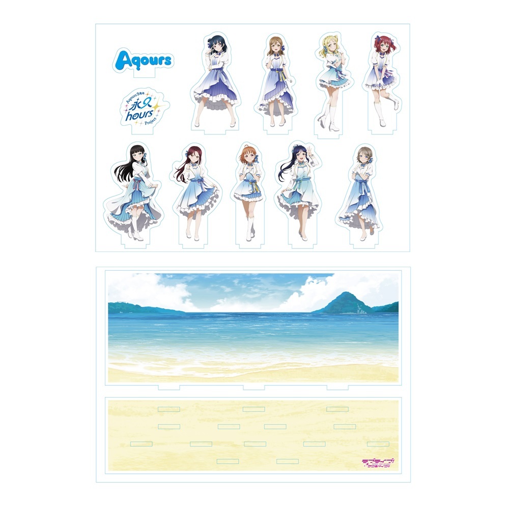 ラブライブ！サンシャイン!! 浦の星女学院購買部 Aqours 9周年 アクリルジオラマ