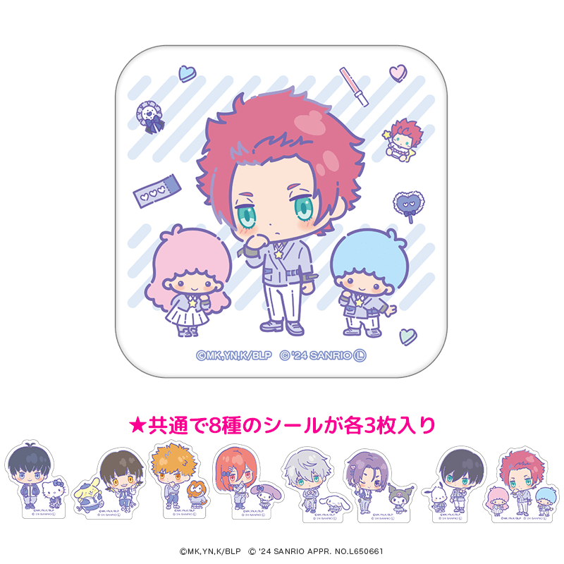 ブルーロック×サンリオキャラクターズ 缶入りフレークシール ミニキャラver. 糸師 冴＆リトルツインスターズ
