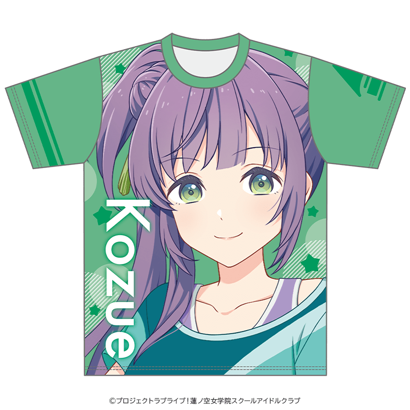 ラブライブ！蓮ノ空女学院スクールアイドルクラブ カラーTシャツ 乙宗梢 レッスンウェアver.
