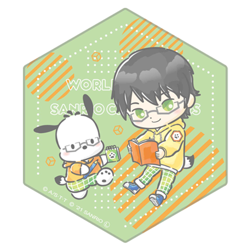 ワールドトリガー×サンリオキャラクターズ vol.1 六角陶器コースター 三雲 修