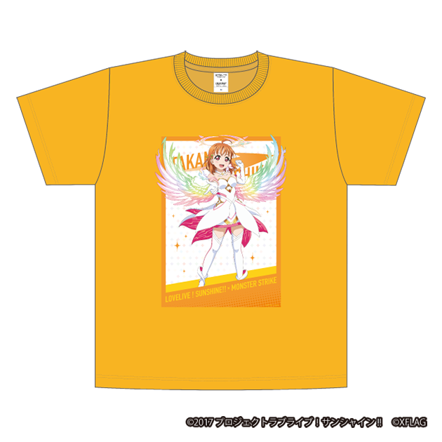 ラブライブ！サンシャイン!! Tシャツ モンストなりきりver. 高海千歌
