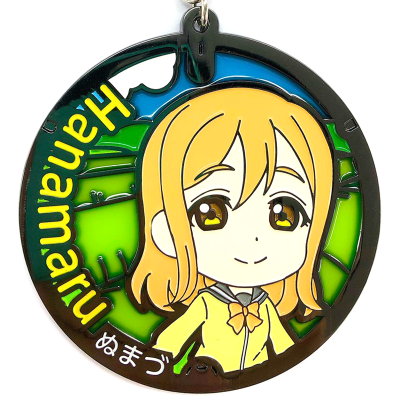 ラブライブ！サンシャイン!! ステンドグラスキーホルダー 沼津マンホールver. 花丸