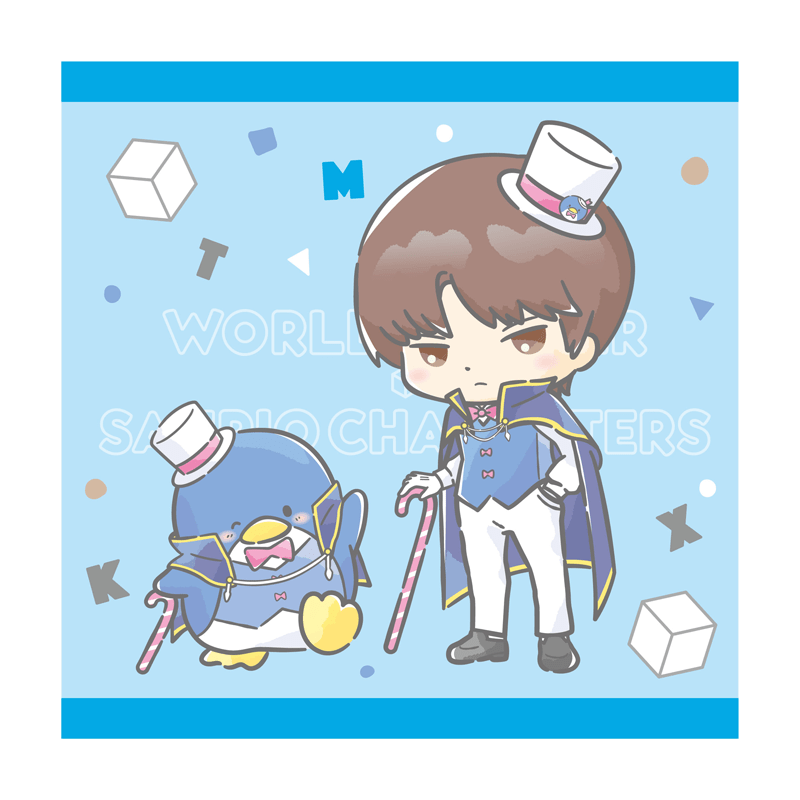 ワールドトリガー×サンリオキャラクターズ vol.2 ハンドタオル 二宮 匡貴