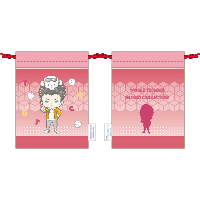 ワールドトリガー×サンリオキャラクターズ vol.2 巾着 生駒 達人