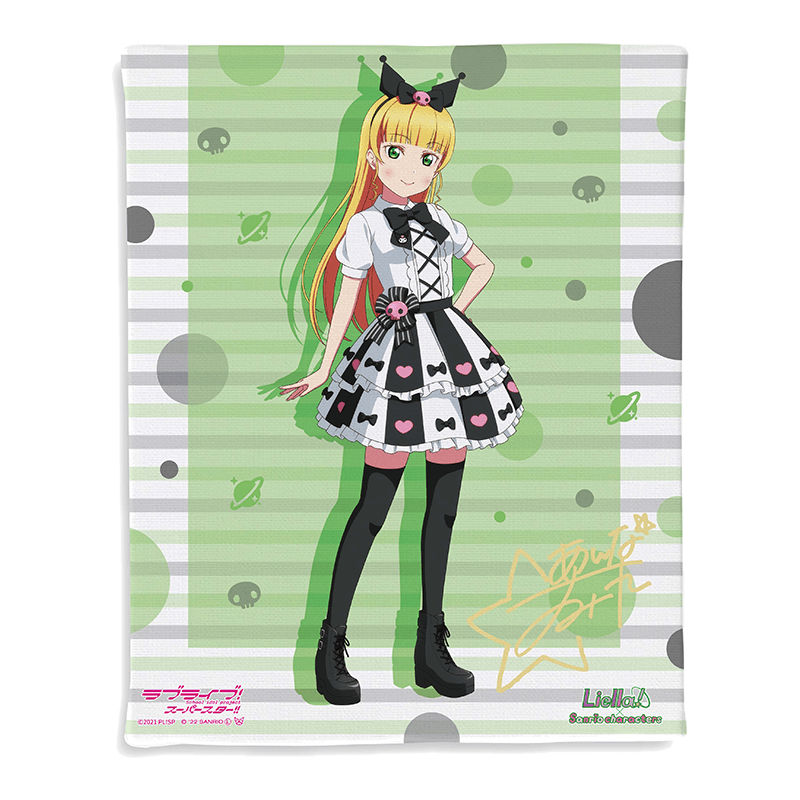 ラブライブ！スーパースター!!×サンリオキャラクターズ メモリアルアートパネル 平安名すみれ×クロミ
