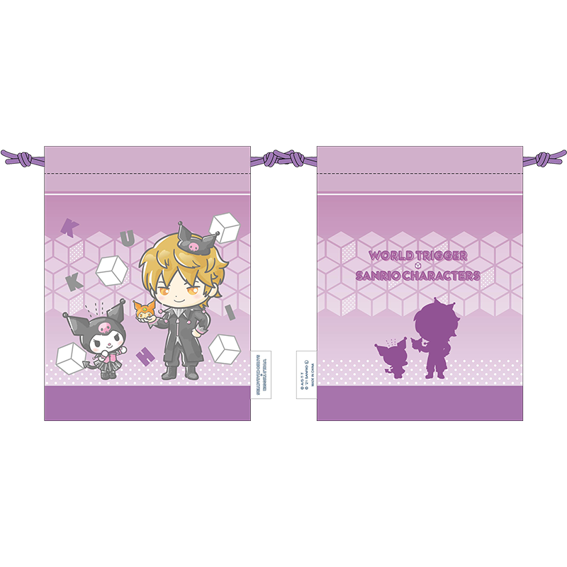 ワールドトリガー×サンリオキャラクターズ vol.1 巾着 出水 公平