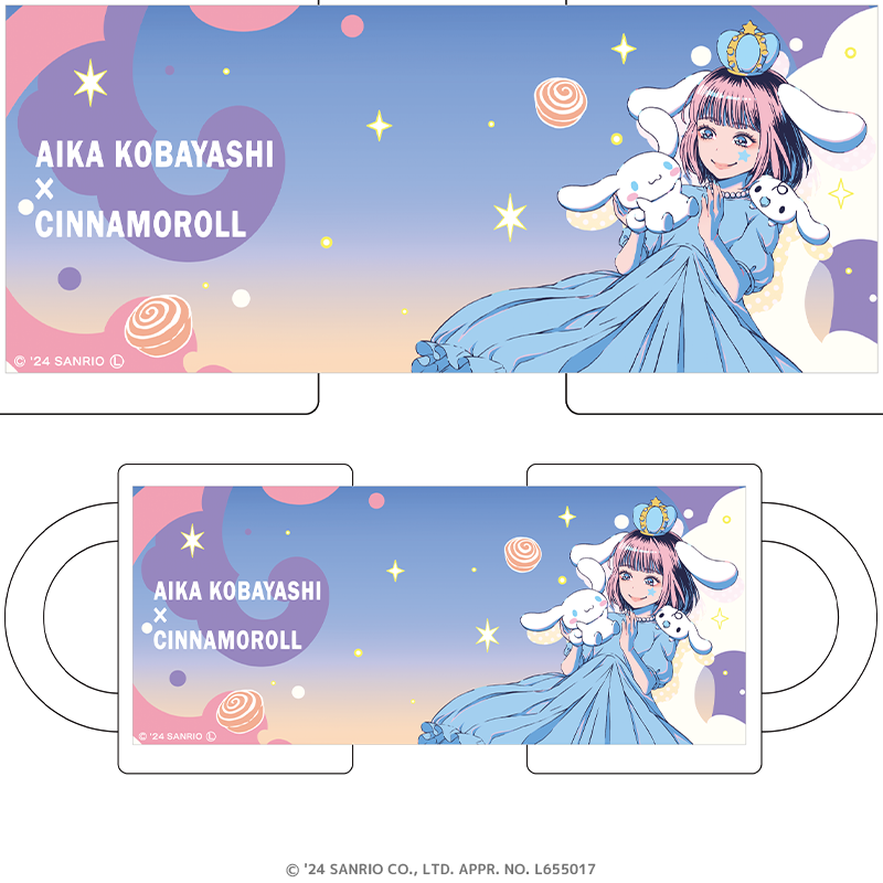 小林愛香×サンリオキャラクターズ マグカップ 小林愛香×みるく
