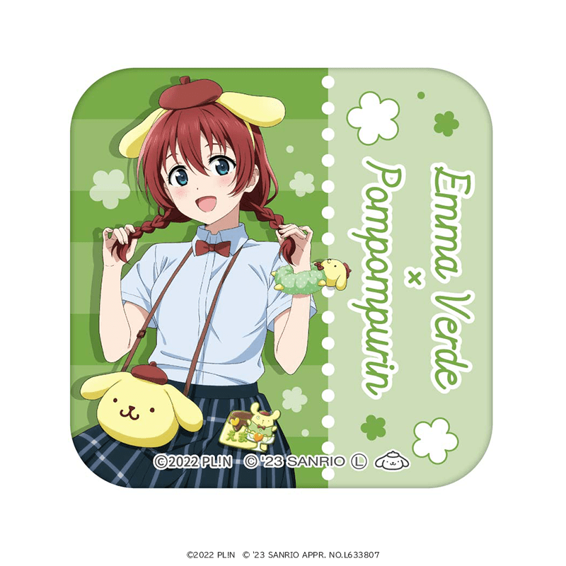 ラブライブ！虹ヶ咲学園スクールアイドル同好会×サンリオキャラクターズ 缶ケース エマ・ヴェルデ×ポムポムプリン _vol2