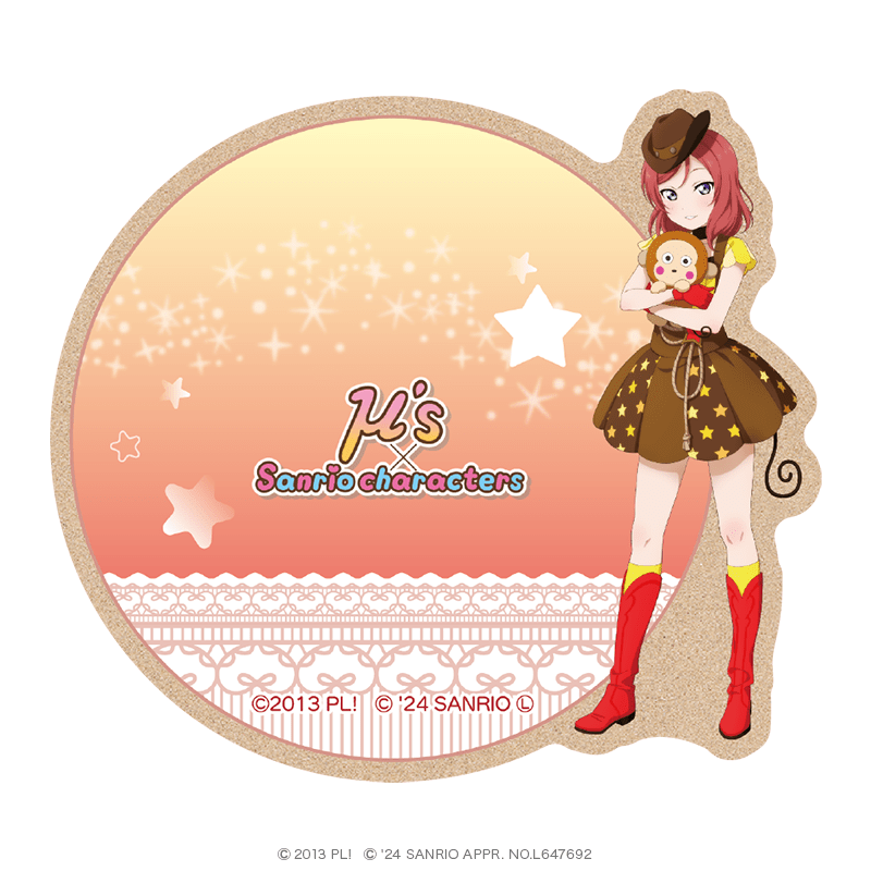 ラブライブ！×サンリオキャラクターズ ウッドコースター 西木野真姫×おさるのもんきち